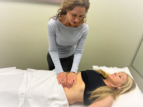 A woman gets pelvic floor therapy at Core Functional Wellness