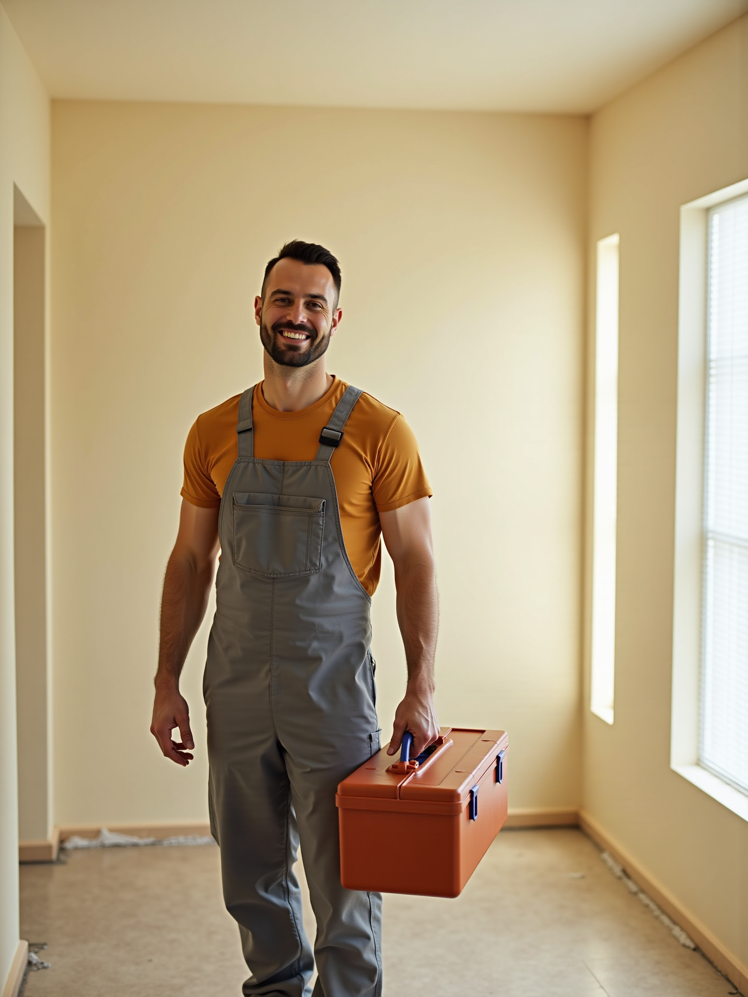 Tradesman ready to work