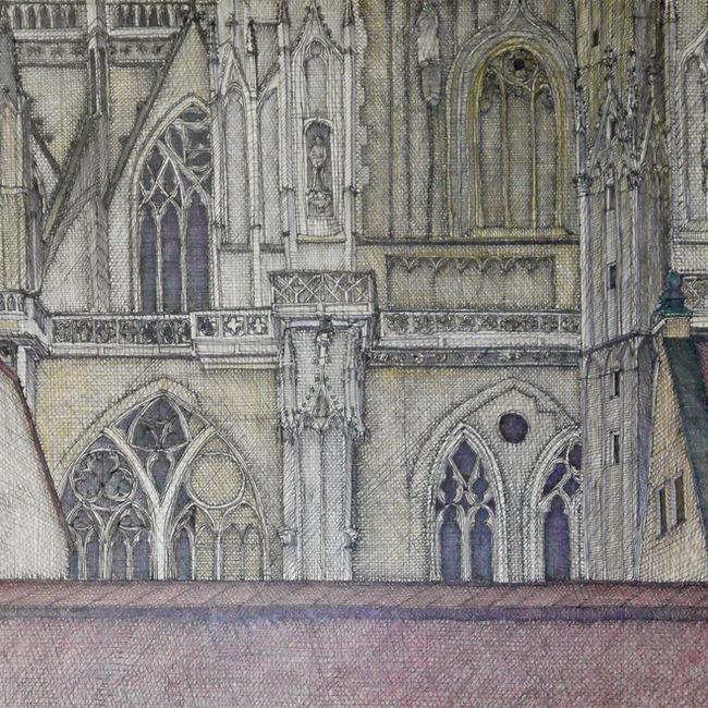 Regensburg
Federzeichnung