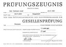 Gesellenbrief