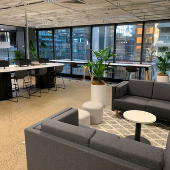 white/grey office fit out North sydney by east coast fitout Co