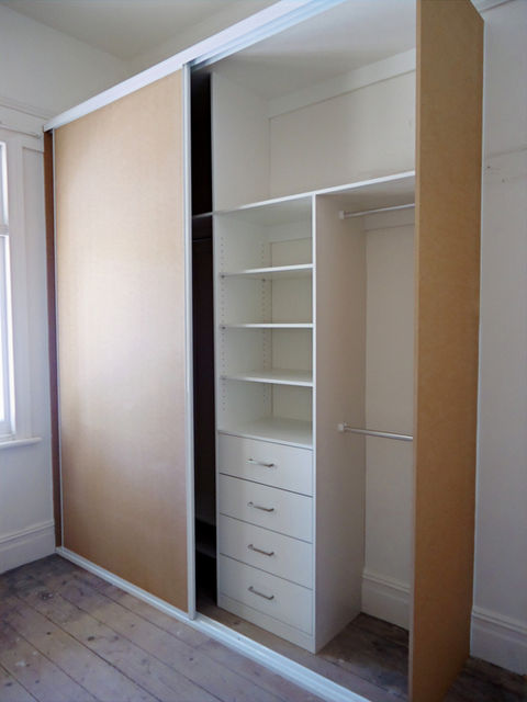 Framed MDF Sliding Wardrobe Doors