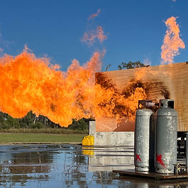 Live Fire Training 45 kg gas cylinder