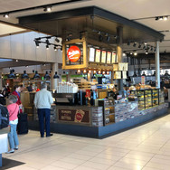 cafe fit out Sydney airport Mrs Fields h