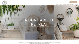 holiday accommodation wwix website redesign