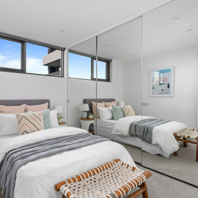 3 door Mirror Sliding Wardrobe Doors melbourne