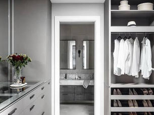 Custom Joinery Melbourne for dressing room and robe