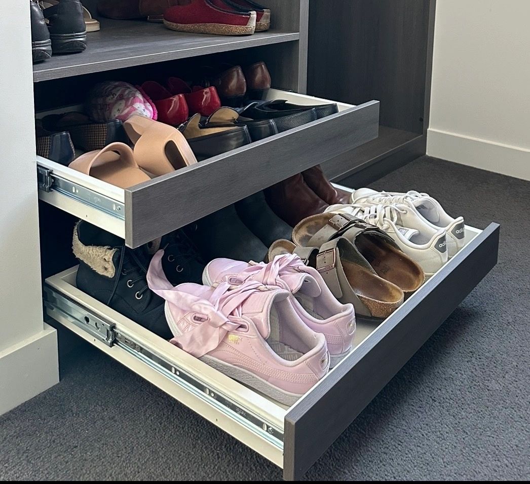 detail in custom wardrobe Melbourne