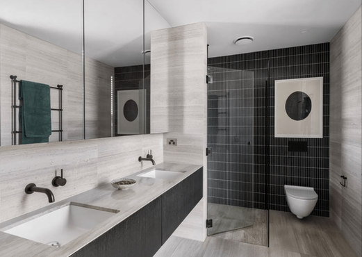 Frameless Hinged Shower Screen Melbourne