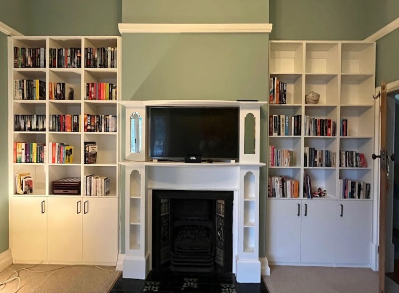 custom bookcase joinery melbourne