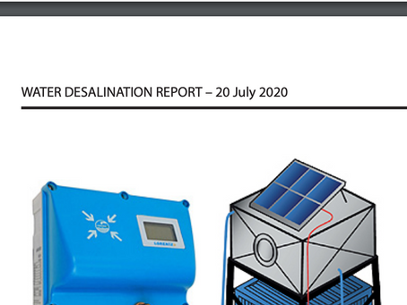 Featured in the Water Desalination Report