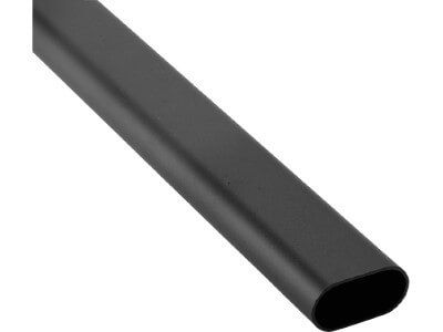 oval hanging rail for wardrobe Melbourne - black