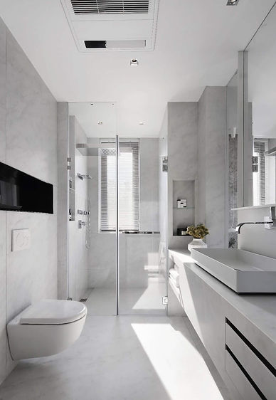 minimalist Small Bathroom Renovation Northern Beaches