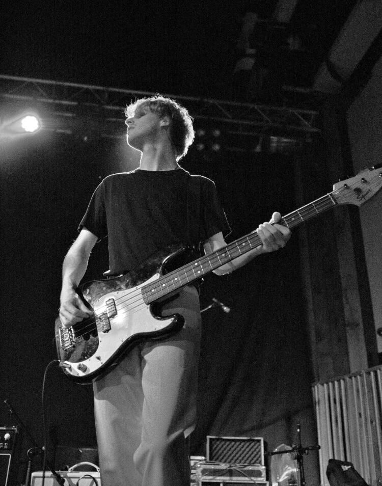 Bass for The Poached @ Y Plas, Cardiff, 23/03/23.