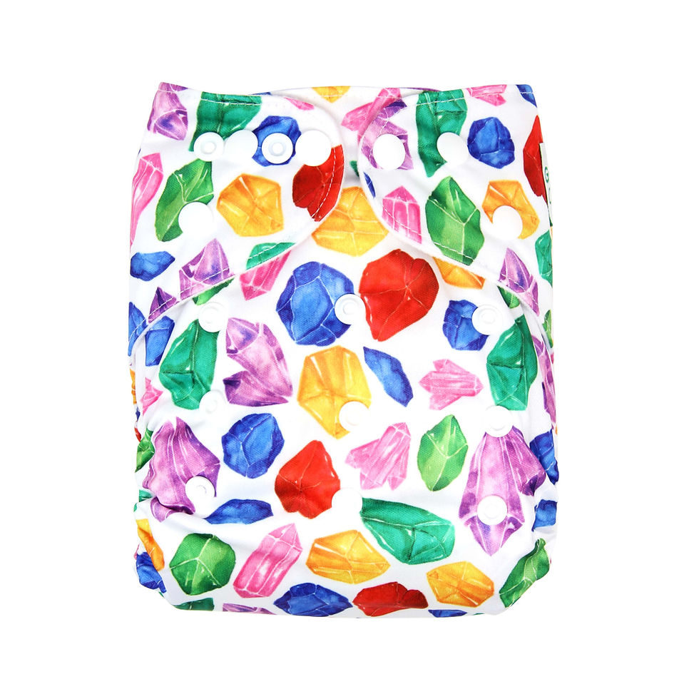 Greener Odyssey OS Pocket Diaper "Gems"