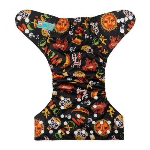 Thumbnail: ALVA OS Pocket Diaper - Vibrant Mexico