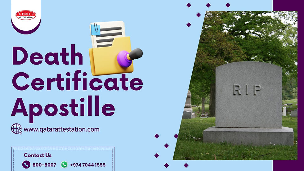 Death Certificate Apostille