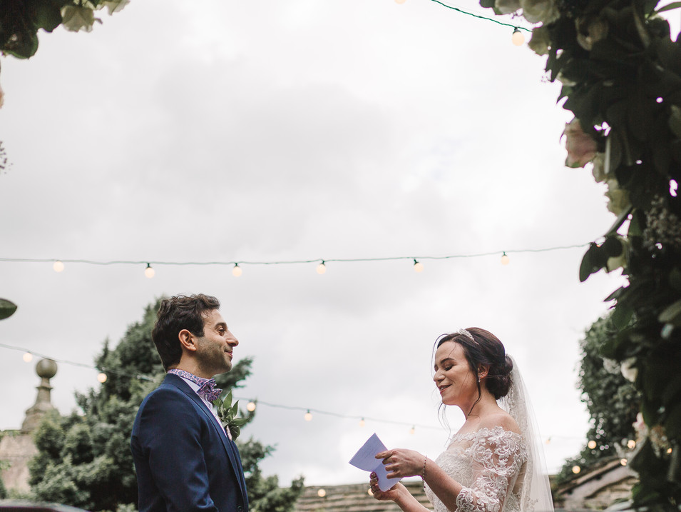 outdoor wedding ceremony huddersfield
