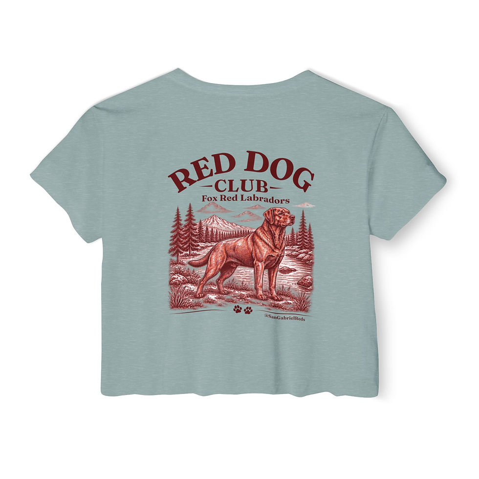 Thumbnail: Red Dog Club - Women's Crop Top