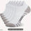 Thumbnail: 5 Pairs of Men Breathable Ankle Socks 