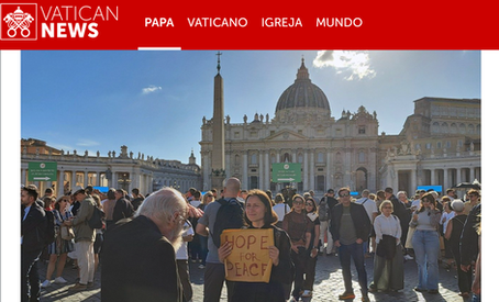 HOPE FOR PEACE FROM PORTUGAL "Pensamentos e emoções da Praça São Pedro: Leão XIV, "com ele sonhamos a paz"