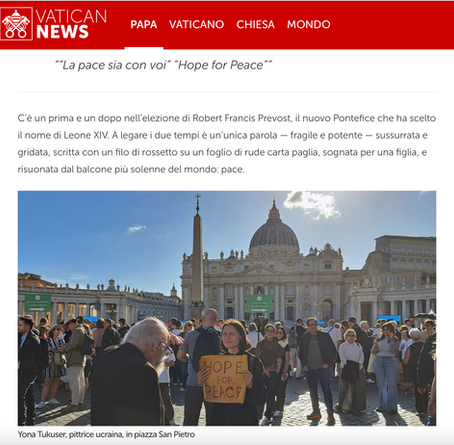 #HopeForPeace from #Vatican 08.05.2025