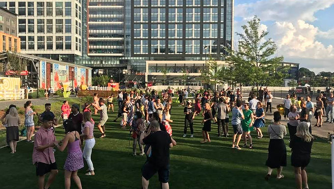 Salsa at Assembly Row (with a LIVE BAND!)