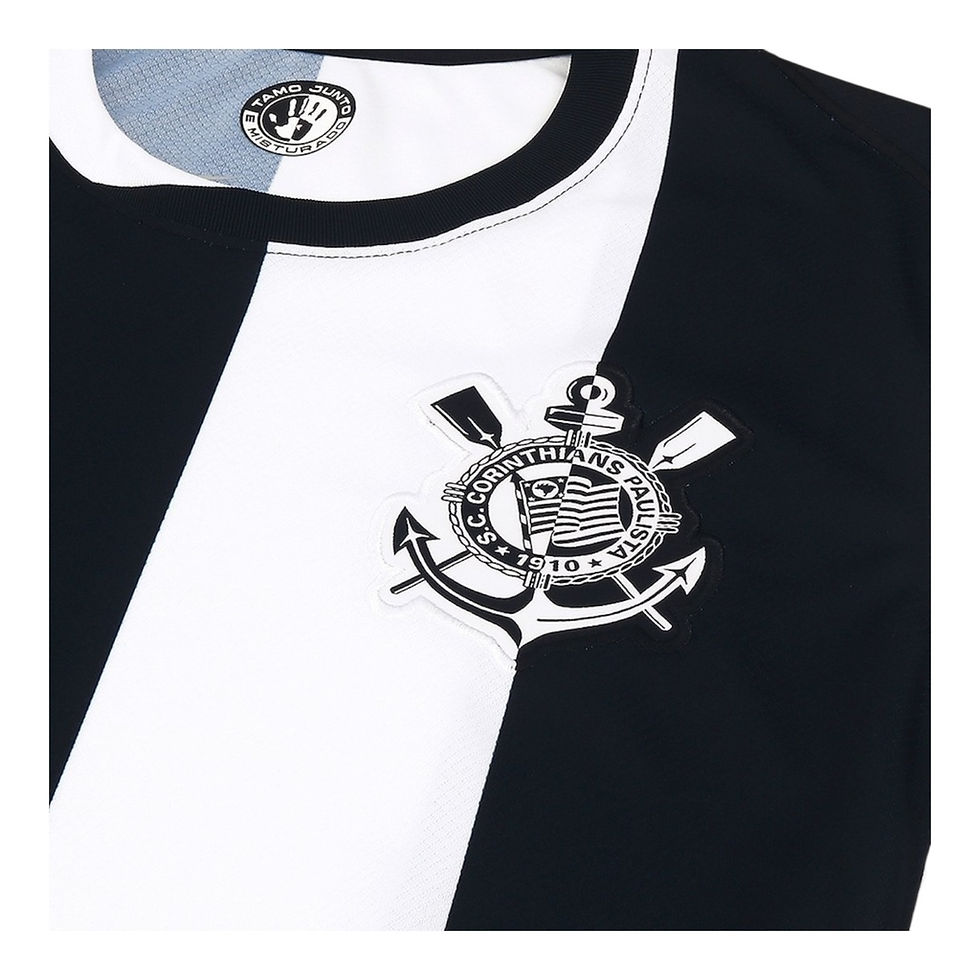 Miniatura: Camisa Corinthians III 24/25 - Torcedor Nike Masculina - Preta e branca