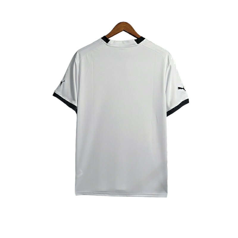 Miniatura: Camisa Seleção Egito II 23/24 - Torcedor Puma Masculina - Branca com detalhes em