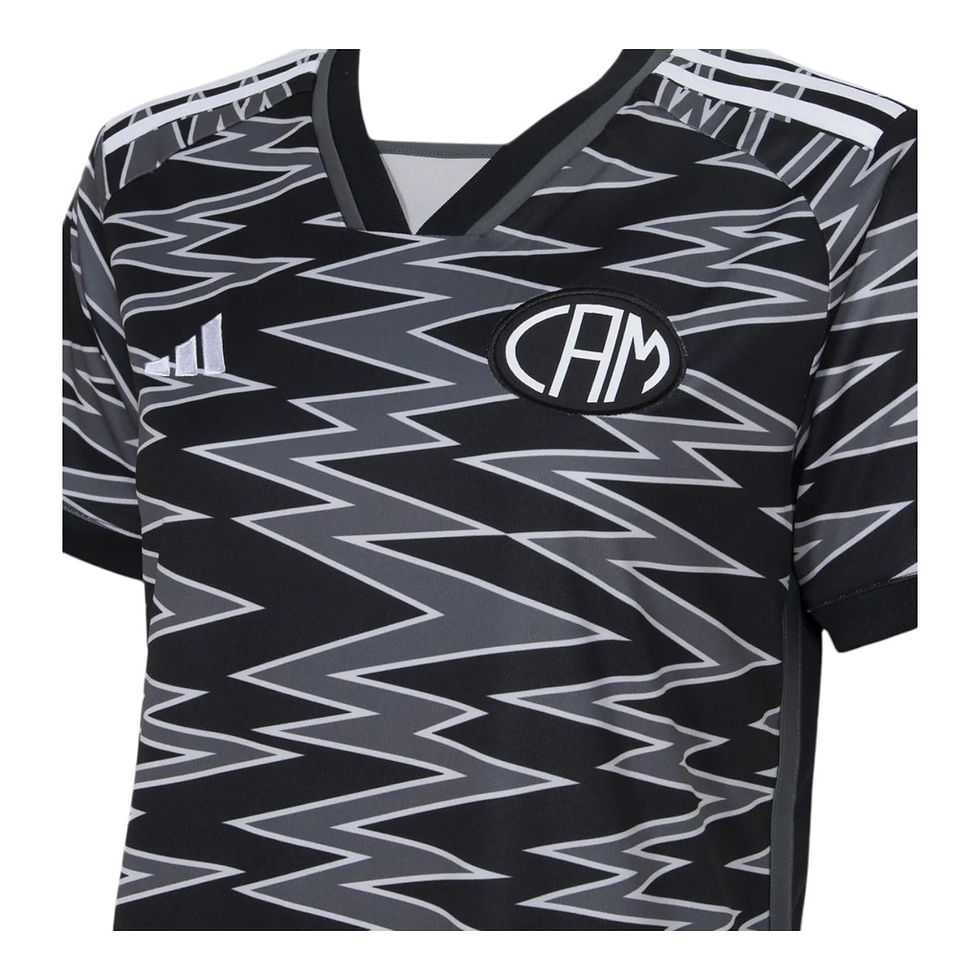 Miniatura: Camisa Atlético Mineiro III 24/25 - Torcedor Adidas Feminina - Preta com detalhe