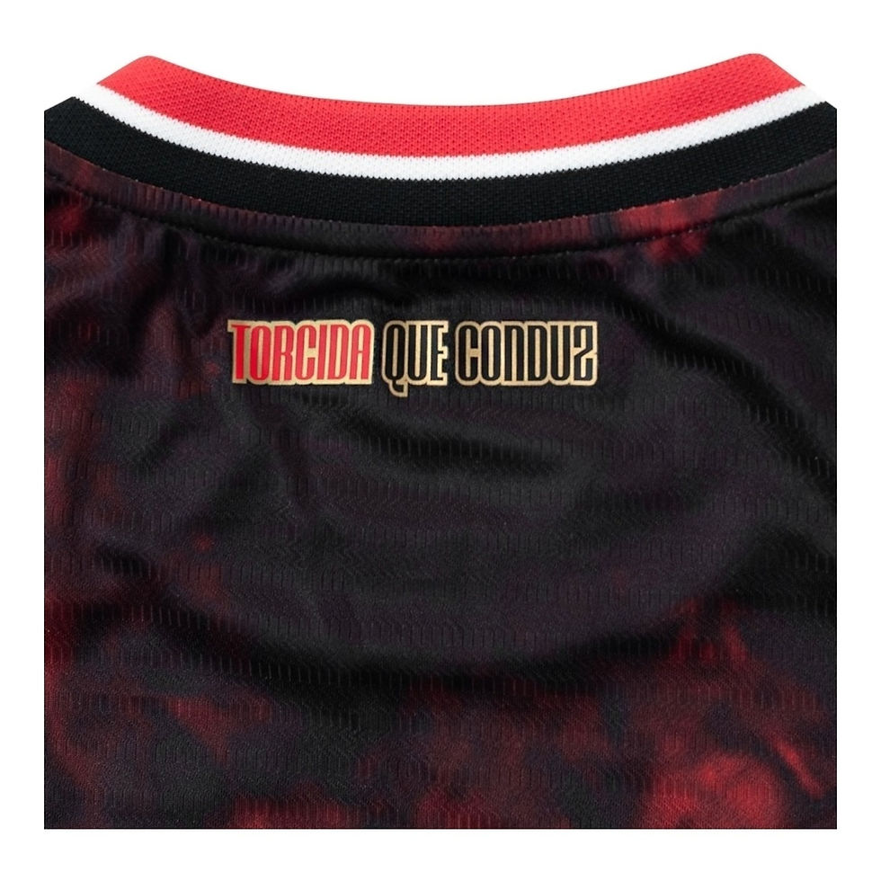 Miniatura: Camisa São Paulo III 24/25 - Torcedor New Balance Masculina - Preta e vermelha