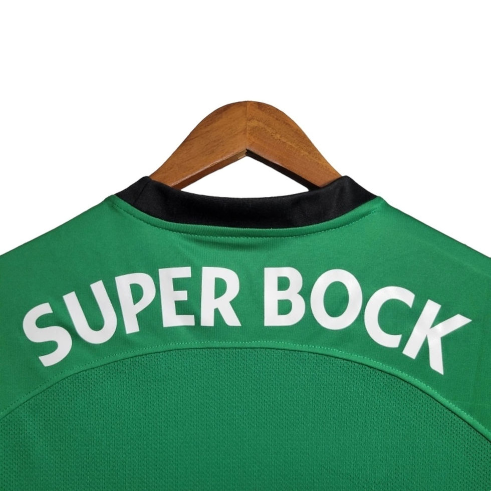 Miniatura: Camisa Sporting Lisboa I 23/24 - Torcedor Nike Masculina - Verde com detalhes em