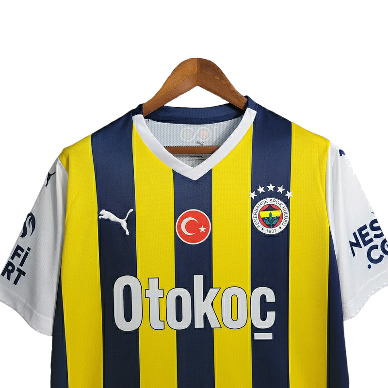 Miniatura: Camisa Fenerbahce II 23/24 - Torcedor Puma Masculina - Amarela com detalhes em a