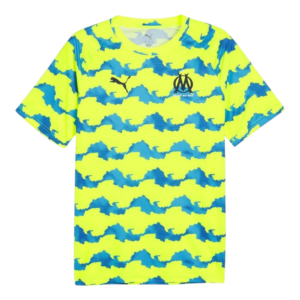 Miniatura: Camisa Olympique Marseille Pre-jogo III 25/26 - Torcedor Puma Masculina - Azul e
