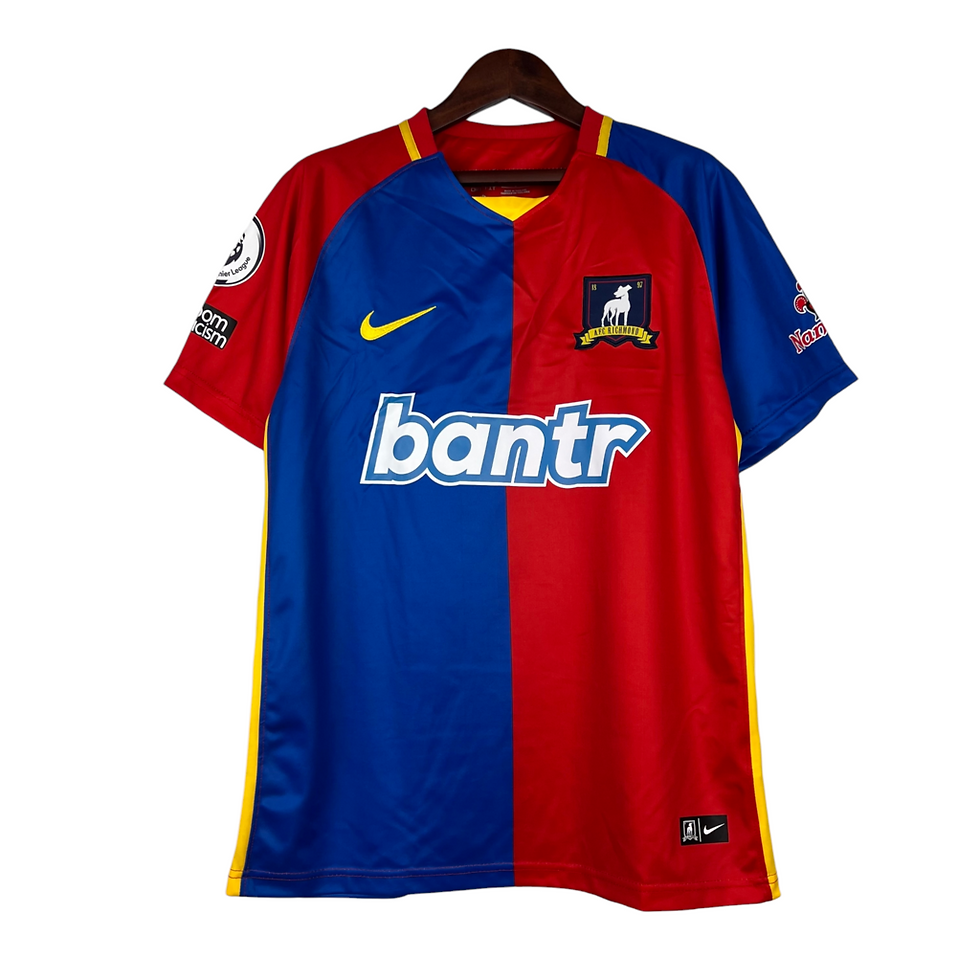 Miniatura: Camisa AFC Richmond I 23/24 - Torcedor Nike Masculina - Azul e vermelha com deta