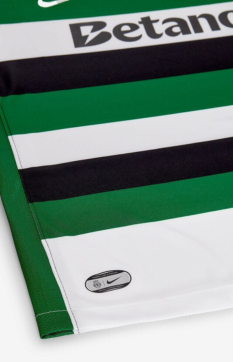 Miniatura: Camisa Sporting Lisboa I 24/25 - Torcedor Nike Masculina - Preta com detalhes em