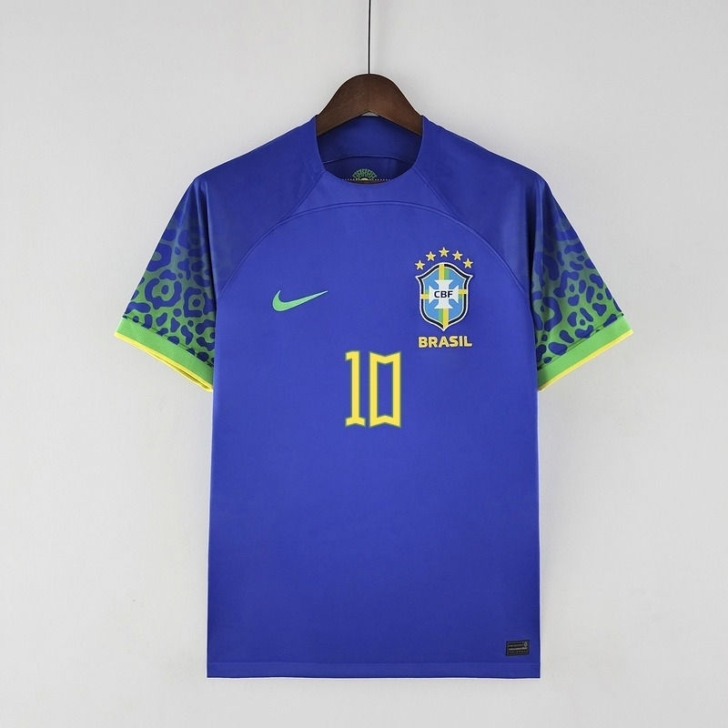 Miniatura: Camisa Seleção Brasileira II 2022 Torcedor Nike Masculina - Azul