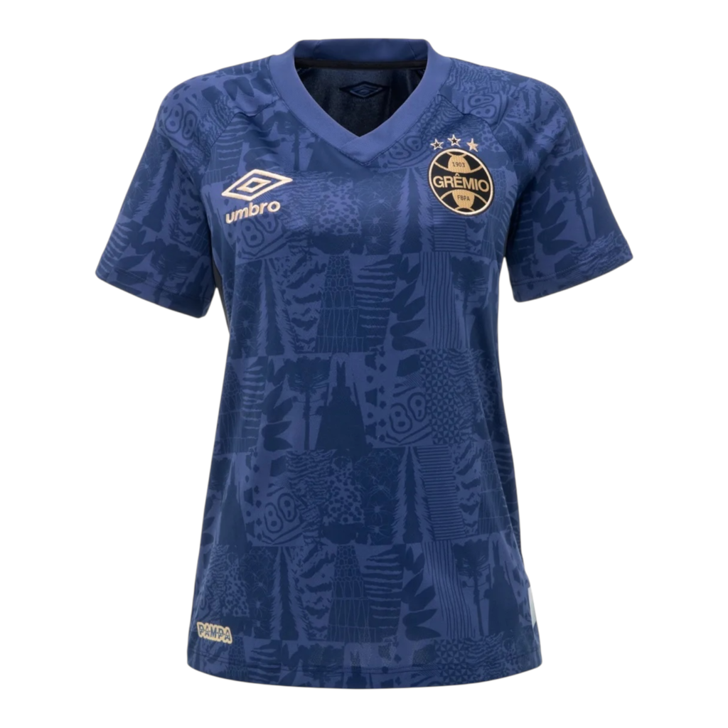 Camisa Grêmio III 25/26 - Torcedor Umbro Feminina - Azul