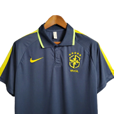 Miniatura: Camisa Brasil Polo 23/24 Torcedor Nike Masculina - Azul