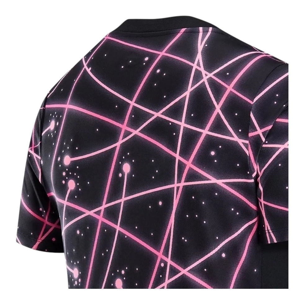 Miniatura: Camisa Paris Saint-Germain Pré-jogo 25/26 - Torcedor Jordan Masculina - Preta co
