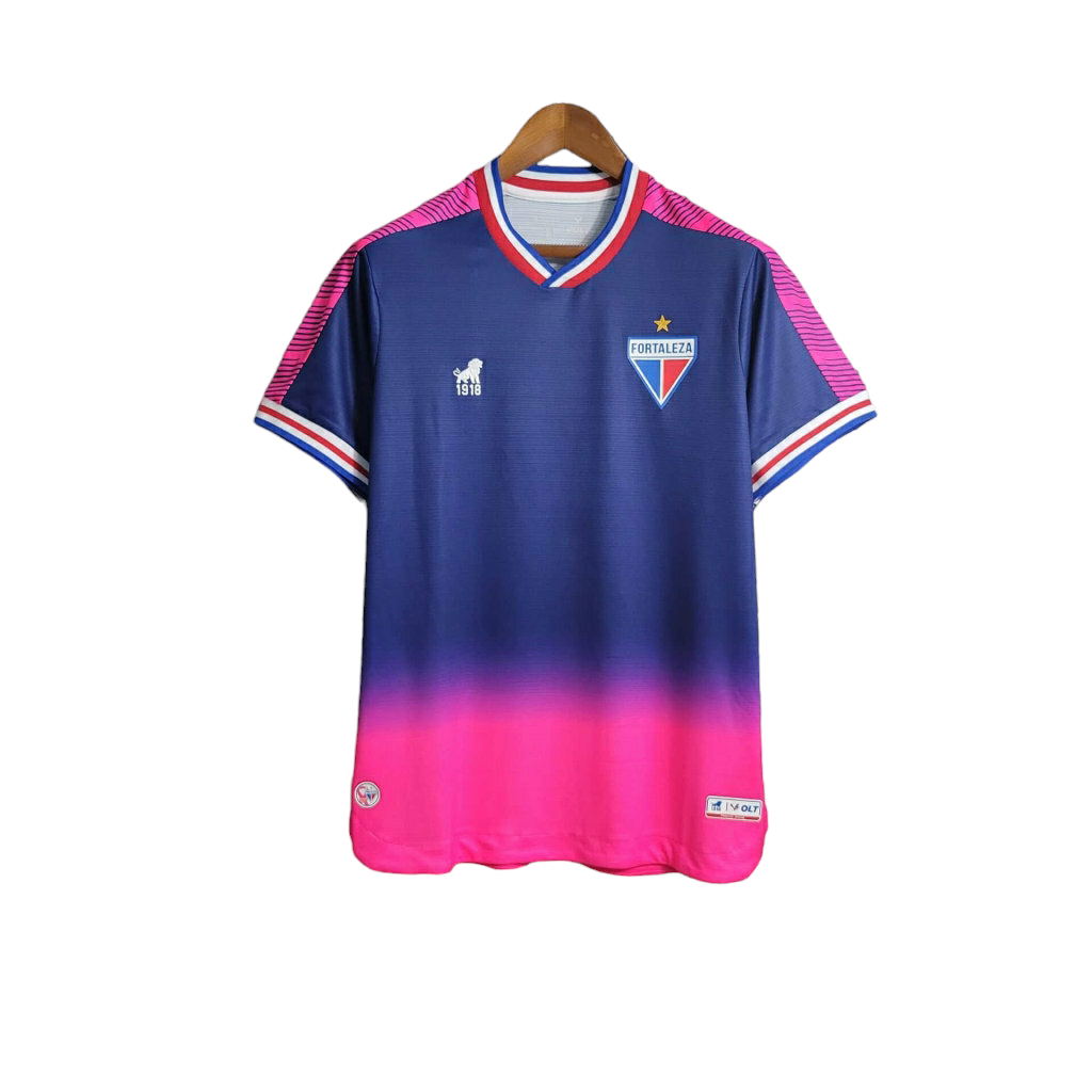 Camisa Fortaleza Edição Especial Outubro Rosa 23/24 - Torcedor Lobo Masculina -