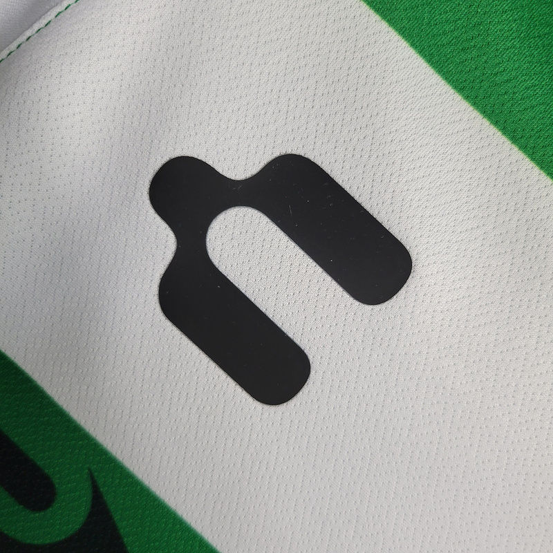 Miniatura: Camisa Santos Laguna I 23/24 - Torcedor Charly Masculina - Verde e branca com de