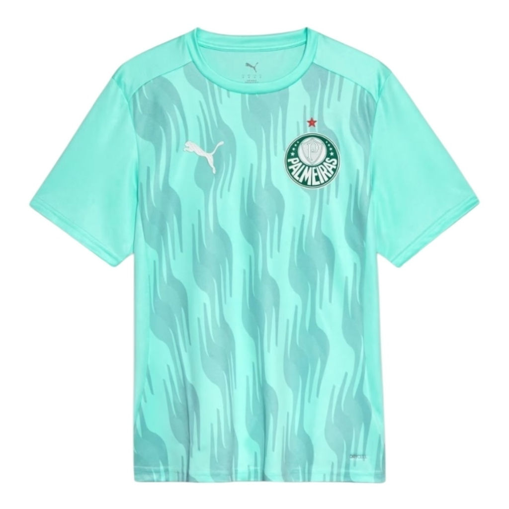 Camisa Palmeiras Pré-jogo 25/26 - Torcedor Puma Masculina - Verde