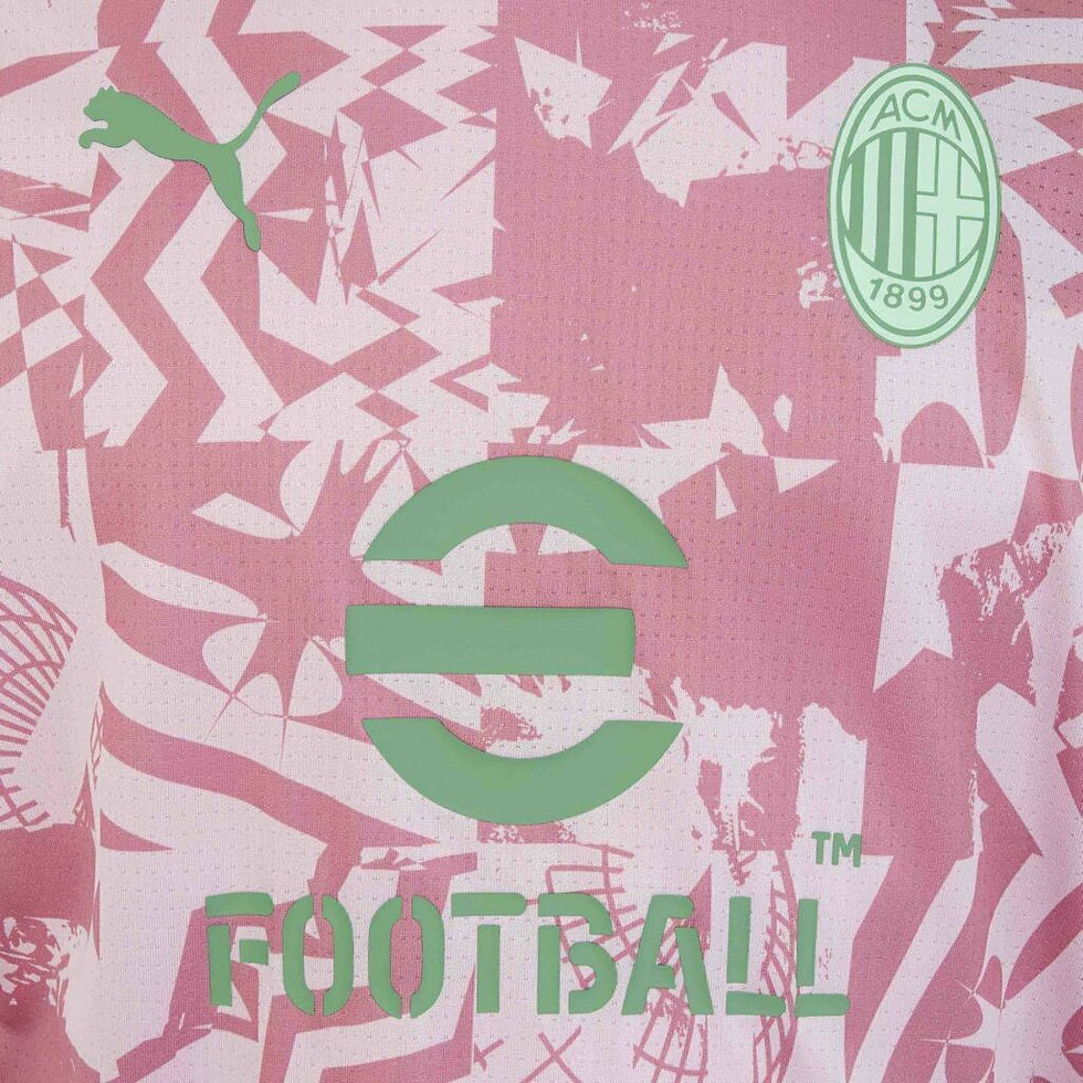 Miniatura: Camisa AC Milan Pré-jogo 24/25 - Torcedor Puma Masculina - Rosa