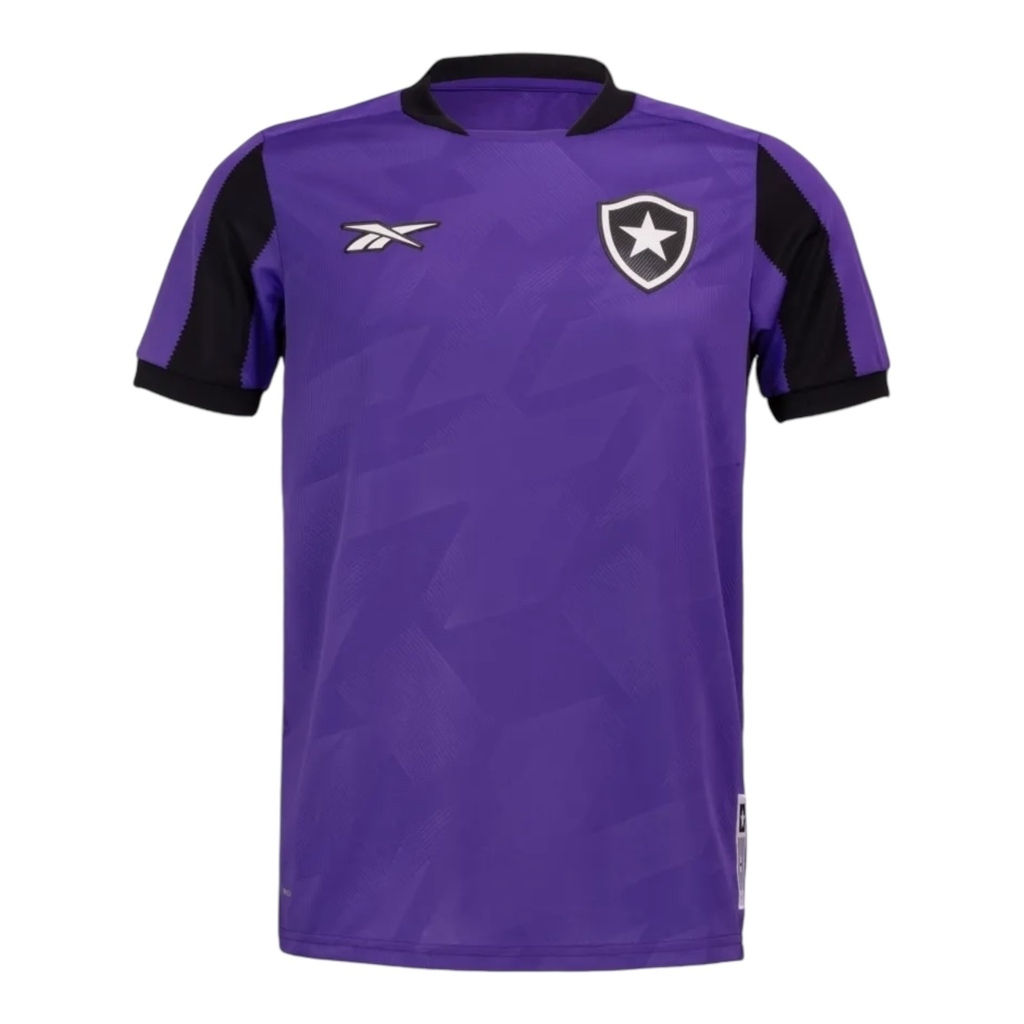 Camisa Botafogo Goleiro 24/25 - Torcedor Reebok Masculina - Roxo com detalhes em