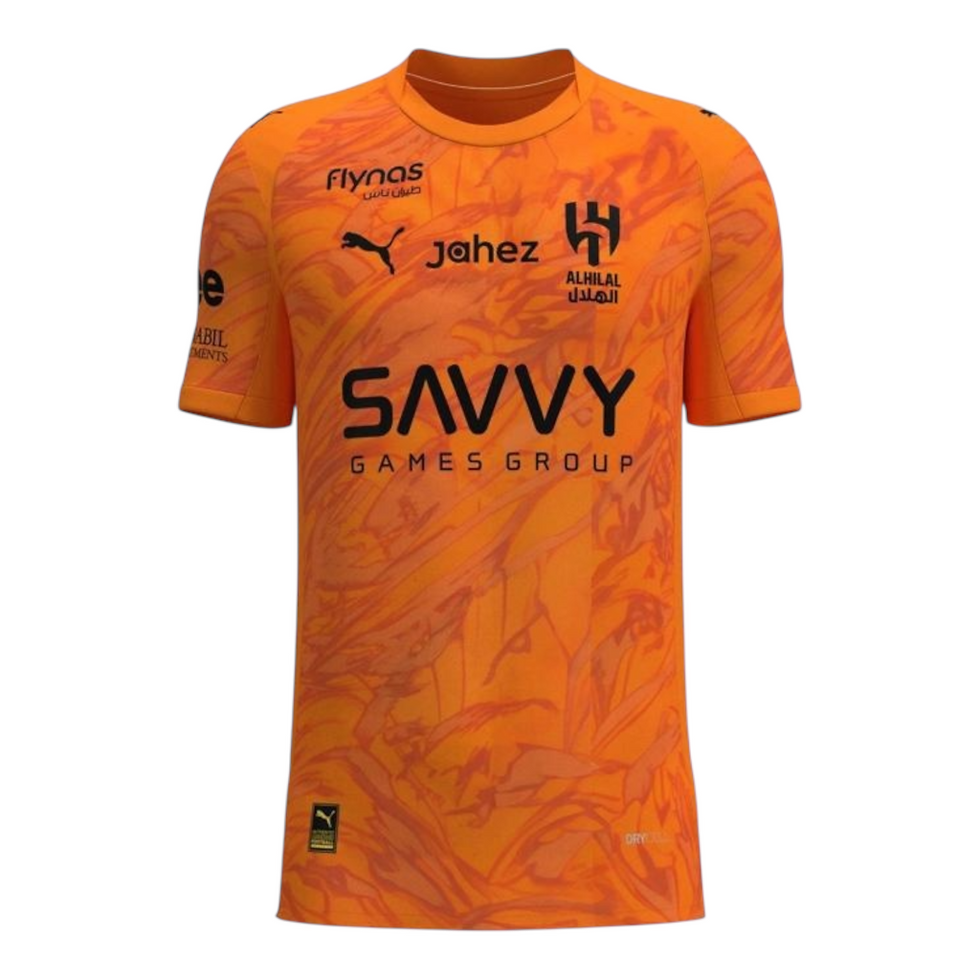 Miniatura: Camisa Al-Hilal Goleiro I 25/26 - Torcedor Puma Masculina - Laranja