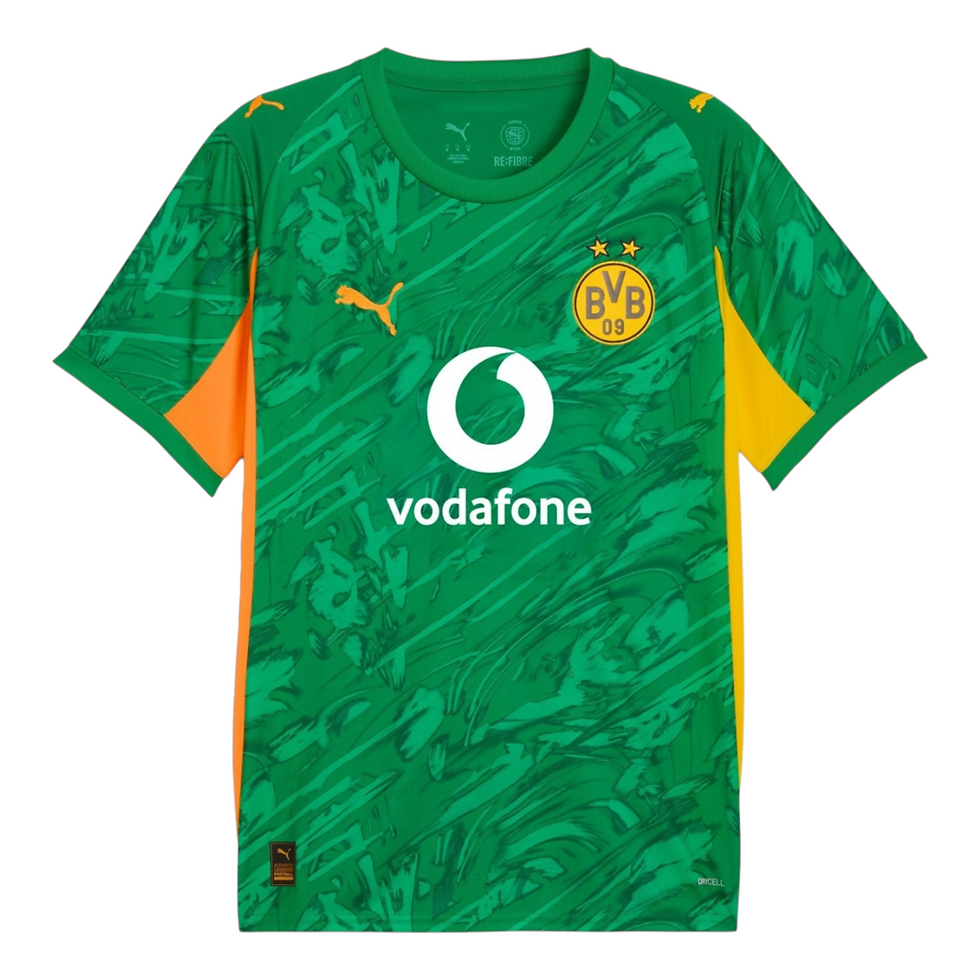 Miniatura: Camisa Borussia Dortmund Goleiro I 25/26 - Torcedor Puma Masculina - Verde