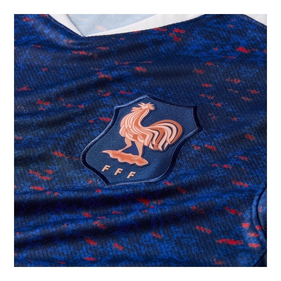 Miniatura: Camisa Seleção França I 25/26 - Torcedor Nike Masculina - Azul com detalhes em v