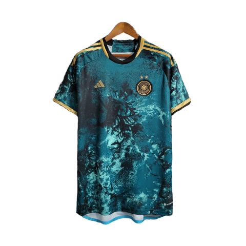 Miniatura: Camisa Seleção da Alemanha II 23/24 - Torcedor Adidas Masculina - Verde