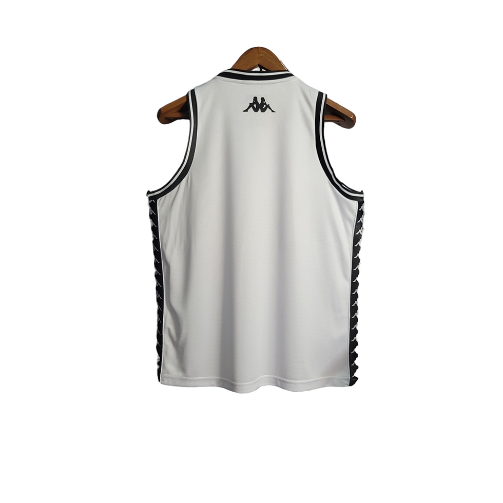 Miniatura: Camisa Regata Vasco da Gama -Kappa Moda Urbana - Branca com detalhes em preto e